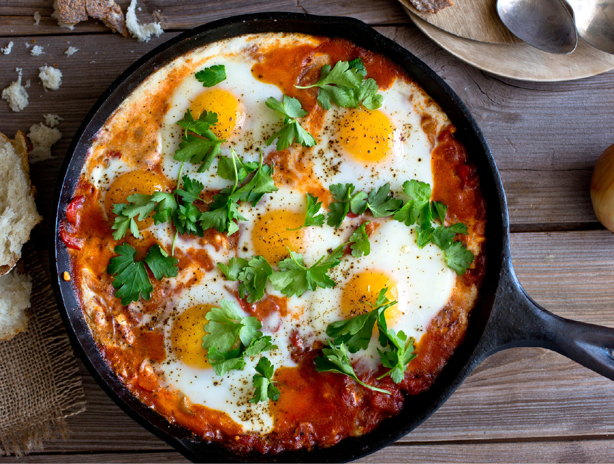 Shakshuka Tradicional no Tacho